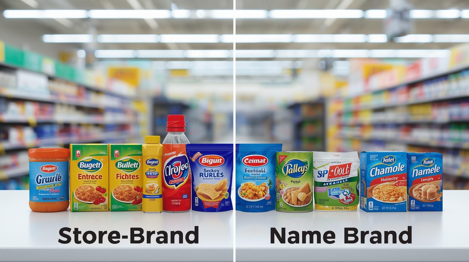 Store brands vs name brands