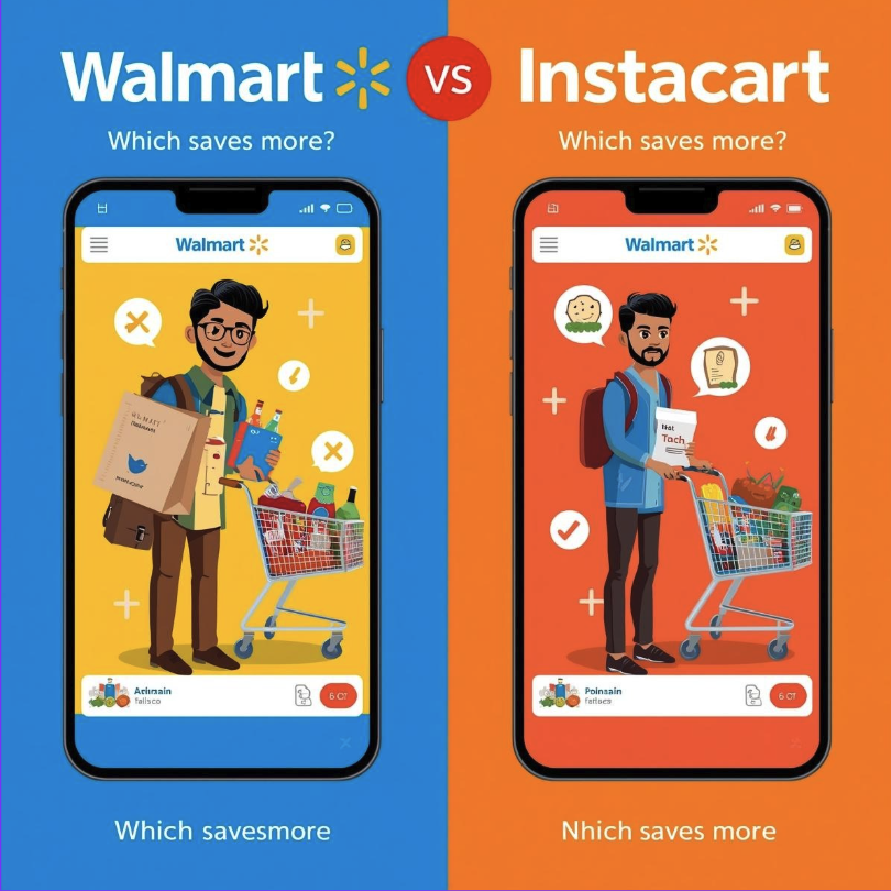 Walmart+ vs Instacart